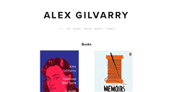 Desktop Screenshot of alexgilvarry.com
